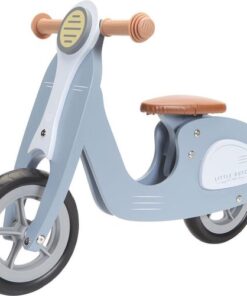 Little Dutch Houten Loopscooter Blue