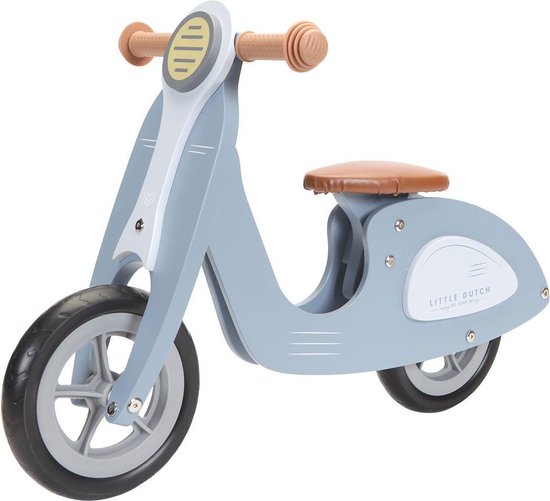 Little Dutch Houten Loopscooter Blue