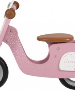 Little Dutch Verstelbare Loopscooter Roze