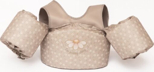 Mrs Ertha - Puddle jumper - Zwemvest - Splasher - beige - Little daisys - 2-6 jaar - 14-25kg