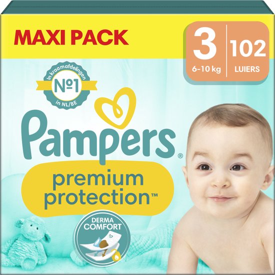 Pampers - Premium Protection - Maat 3 - Megapack - 102 luiers