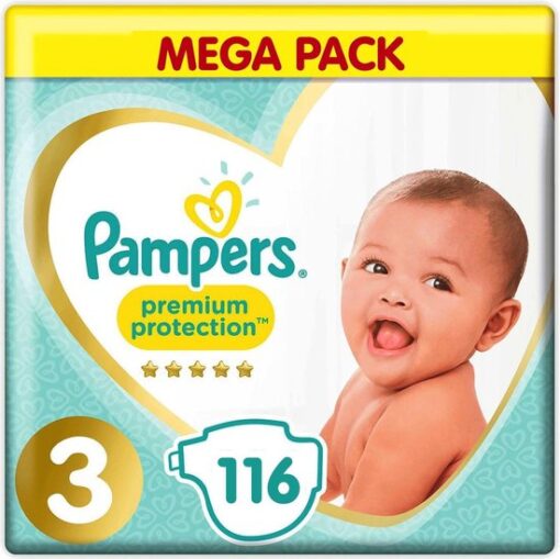 Pampers - Premium Protection - Maat 3 - Mega Pack - 116 luiers