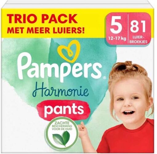 Pampers Harmonie Pants Maat 5 (12-17kg) - 81 Luierbroekjes