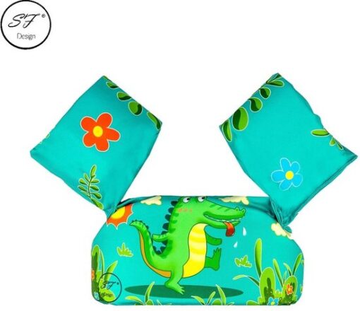 StefanFrancis® Zwemvest - Puddle Jumper - Puddle Jumper Zwembandjes - Puddle Jumper Zwemvest - Kinder Zwemvest - Dinosaurus - Groen