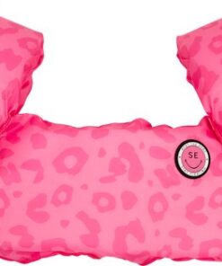 Swim Essentials - Puddle Jumper Zwemvest - Roze Panterprint - 2-6 jaar - 15-30 kg