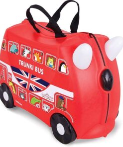 Trunki Londos Bus - EXCLUSIEF - 22cm - Rood - met stickerset