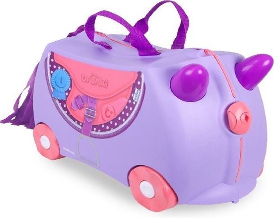 Trunki Ride-On Belle Kinderkoffer - 46 cm - Lila