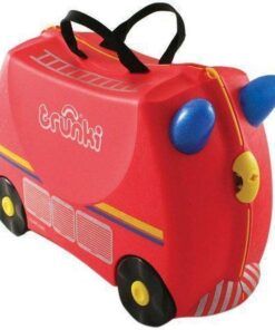 Trunki Ride-On Freddie Brandweer - Kinderkoffer - 46 cm - Brandweer Rood