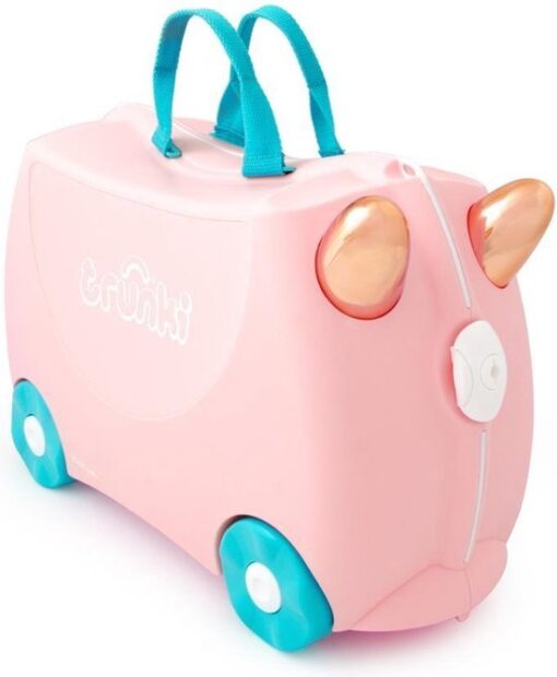 Trunki Ride-On Handbagage koffer 46 cm - Flamingo Flossi