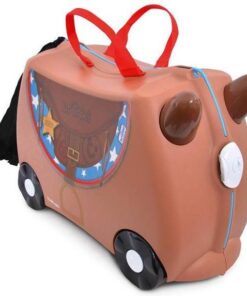 Trunki Ride-On Paard Bronco - Kinderkoffer - 46 cm - Bruin