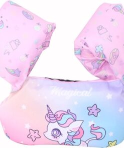 Zwemvest kinderen - Puddle Jumper - - roze unicorn - 2-6 jaar - 15-25 kg - veilig zwemmen - reddingsvest