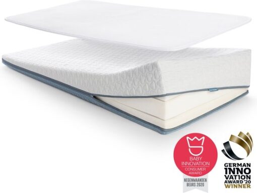 AeroSleep® Evolution PREMIUM Pack 2-in-1: matras + 3D matrasbeschermer - bed - 120 x 60 cm