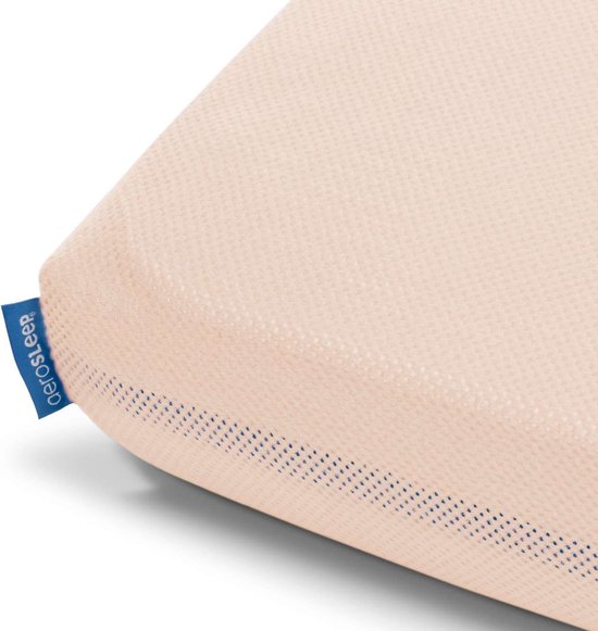 Hoeslaken Ledikant Aerosleep 60x120 Peach