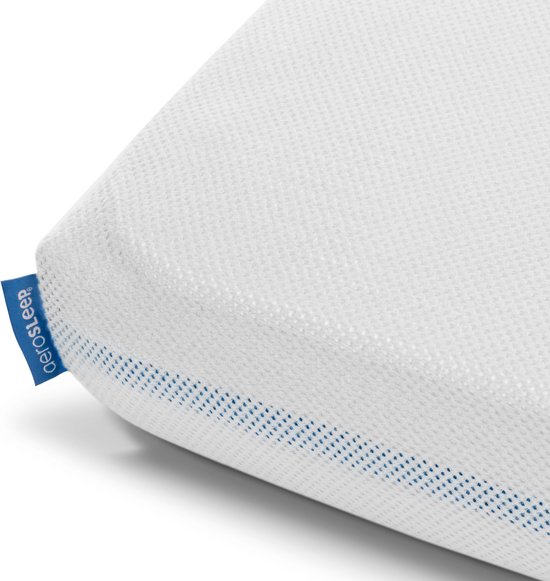 AeroSleep® hoeslaken - wieg - 100 x 50 cm - wit