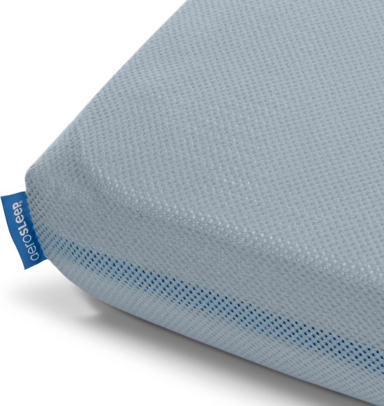 AeroSleep® SafeSleep hoeslaken - wieg - 80 x 40 cm - blauw