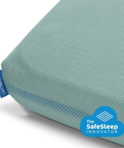 AeroSleep® SafeSleep hoeslaken - wieg - 80 x 40 cm - groen