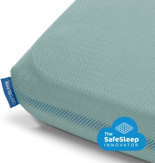 AeroSleep® SafeSleep hoeslaken - wieg - 80 x 40 cm - groen