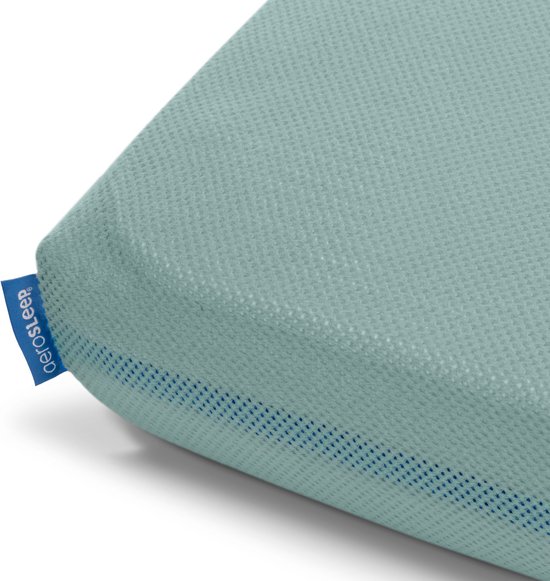 AeroSleep® SafeSleep hoeslaken - wieg - 90 x 40 cm - groen