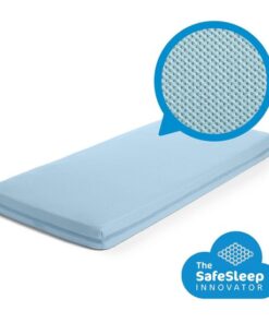 AeroSleep® SafeSleep hoeslakens - bed - 140 x 70 cm - blauw