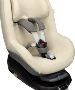 Autostoelhoes Geschikt voor Maxi Cosi Pearl -Maxi Cosi Hoes Groep 0-1 - Zacht Katoen - Perfecte Pasvorm - Beige wafel