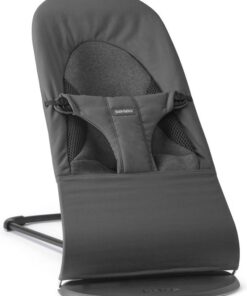 BabyBjörn Wipstoel Balance Soft - Geweven-Jersey - Tri-Fabric - Donkergrijs - Ergonomisch - Verstelbaar - Inklapbaar