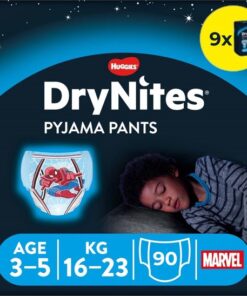 DryNites luierbroekjes - jongens - 3 tot 5 jaar (16 - 23 kg) - 90 stuks - Bulkverpakking