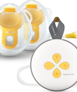 Medela Swing Maxi Hands-free borstkolf | Eenvoudig, intuïtief, ideaal voor on-the-go Dubbele elektrische Hands-free borstkolf