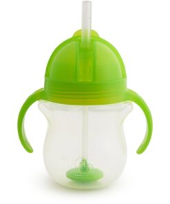 Munchkin Click Lock™ Tip & Sip Kop met rietje met extra gewicht Green 6 m+ 207 ml