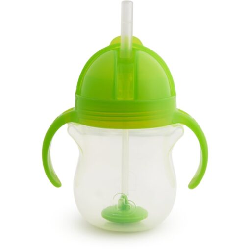 Munchkin Click Lock™ Tip & Sip Kop met rietje met extra gewicht Green 6 m+ 207 ml