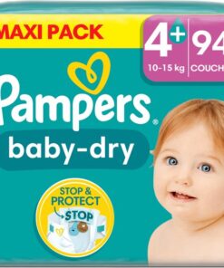 Pampers Baby Dry Maat 4+ - 94 Luiers