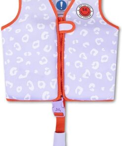 Swim Essentials Zwemvest Kind - Lila Panterprint - 18-30 kg - 3-6 jaar