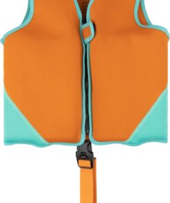 Swim Essentials Zwemvest Kind - Oranje/Groen - 18-30 kg - 3-6 jaar