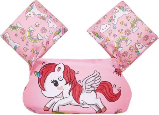 Zwemvest Kind - Puddle Jumper -Verstelbare Zwembandjes Voor Kinderen - Roze Unicorn - 3 t/m 6 jaar - 14 tot 25 kg - Veilig Zwemmen - Zwemvest - Eenhoorn - One Size - Verstelbaar Met Clipsluiting - Zwembandjes voor Peuters/Kleuters